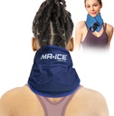 MR.ICE Neck Ice Pack Zawinięcie do urazów wielokrotnego użytku Zimny Pack - żel Ice Pack do szyi i łopatki z pluszowego Backing - Cold Compress for Pain Relief, Obrzęk, Urazy sportowe