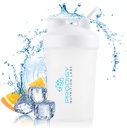 Prodigy Nutrition Labs Premium butelka shaker Idealny do shakes protein i pre Workout -14 unce (biały)