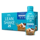 GNC Lean Shake 25 Protein Shake, klinicznie udowodnione zarządzanie wagą, Mączka zamiennik, 25 g białka z bez dodatku cukru, gotowy do picia, Karmel kokosowy, Opakowanie po 12