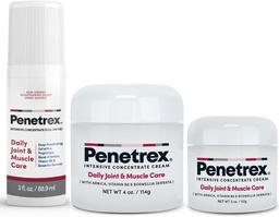 Penetrex Joint & Muscle Therapy Trio - Soothing Comfort for Back, Neck, Hands, Feet - Premium Whole Body, Rub with Arnica, Witamina B6 MSM & Boswellia - 2oz, 3oz, 4oz