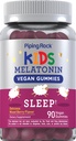 Piping Rock Kids Melatonin Gummies | 1mg | 90 Count | Supplement for Children | Mixed Berry Flavor | Vegan, Non-GMO, Gluten Free