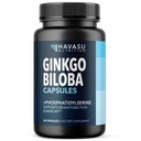 Ginkgo Biloba 120mg z fosfatydylseryną - Nootropowe Zdrowie Mózgu, Pamięć i Suplement Focus - Pomaga Cognitive Function, Jasność mentalna i Alertywność - 60 Kapsułki Non-GMO, 2 Dostawa Miesiąc