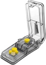 Pill Cutter for Small or Large Pills. Najlepszy multiple pill splitter ever! Projekt w USA. Podwójne jak pilka. Nie nadaje się do małych tabletek. Keychain Pill Holder jako bonus. (Gray)