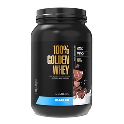 Maxler 100% Golden Whey Protein - 22g Protein per Serving - Premium Whey Protein Powder for Pre Post Workout - Fast- Absorbujące koncentrat serwatki Isolate & Hydrolisate Blend - Milk Chocolate Protein 2 l