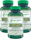 Zielony suplementy organiczne Butterbur, Feverfew, Analgesic, Painkiller, & Headache Supressor, 90 VCaps, Wysokie wchłanianie, Nie-GMO, Gluten- Free (Opakowanie 3)
