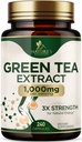Green Tea Extract Kapsułki 1000 mg - Standaryzowane 45% EGCG & 98% Polifenole - 3X Siła Green Tea Pills for Natural Energy - Pomaga Heart Health, Herbal Supplement, Wegan, Non-GMO - 240 Kapsułki
