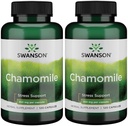 Swanson Rumomile Stress Support - Made with German Rumomile Flower - Herbal Supplement to Promote Stress, Relaxation and Sleep Support - Pomaga łatwe ciało i umysł - (120 Kapsułki), 2 Pack