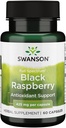 Swanson Black Malina - Suplement ziołowy Promowanie ogólnego wsparcia Wellness - Naturalne źródło flawonoidów i witaminy C - (60 kapsułki, 425 mg każdy)