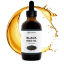 Zatural Black Seed Oil Nigella Sativa Cold Pressed Cumin Oil Digestion, Skin, Brain, Immune, Joints & More (4 Fl Oz)