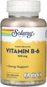 Solaray B 6 Two Stage Timed Release, 100 mg, 60 Count