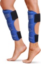 Shin Splint Ice Packs, HSA i FSA Kwalifikowalne wielokrotnego użytku Hot and Cold Therapy Wrap 124; Noga lub Calf Pain Relief Relief 124; Advanced Soft Gel Technology 124; Freezable and Microwavable Agregable 124; Running Rajunies & Recovery