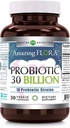 Amazing Flora Probiotic 10 Najlepsze szczepy probiotyczne 124; 30 Miliard 124; Veggie Capsules Supplement Equipment 124; Non- GMO Equipment 124; Gluten Free Equipment 124; Made in USA (1 Pack, 30 Count)