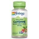 SOLARAY Cayenne Pepper kapsułki z Capsaicin - Capsaicin Suplementy dla Potężnego Wellness Support - 40.000 jednostek ciepła na VegCap - Wegan, Non-GMO, Gluten- Free, 60- Day Guarantee, 100 Servings