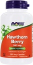 Teraz Hawthorn Berry 540mg, 100 kapsułek Veg (opakowanie po 4)