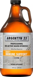 Argentyn 23 Profesjonalne wsparcie immunologiczne - Srebrna koloidalna, Bioaktywna Silver Hydrosol, 23 ppm, Liquid Twist Top, 64 Fl Oz (1892 ml)