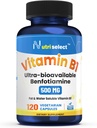 z 500 mg witaminy B1 na kapsułki, Ten produkt jest w opakowaniu 120 Kapsułki i jest Non-GMO, Wegan, i Gluten- Free