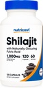 Nutricost Shilajit Kapsułki (1000 mg na Podawanie) (120 Kapsułek) - Shilajit Extract z naturalnie zawijający kwasu Fulvic, 60 Służenia, Gluten Free, Non-GMO, Wegański Przyjazny Suplement Dietetyczny