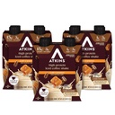 Atkins Café Karmel Kawa mrożona Wstrząs białkowy, Wysokie proteiny Shake, Niskie Glicemia, Niskie węglowodany i niski cukier, Keto Friendly, Gluten Free, 12 Count