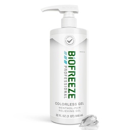 Biofreeze Professional żel ból ulga dla kolana, szyi, biodra, stawów, łopatka, & proste backache, zapalenie stawów ból Reliever, ból mięśni ulgi, bezbarwny mentol żel 32 Fl Oz