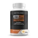 Ketocore Keto Vitamins 124; Keto Multivitamin dla mężczyzn i kobiet 124; Keto Supplements & Carnivore Diet Supplements, Keto Friendly Multivitamin XI124; No Keto Flu XI124; Rich in Magnezu & Potasu XI124; 90 Kapsułki