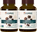 Himalaya Guggul, Suplement Cholesterolu do Zdrowych poziomów LDL, HDL i Triglicerydów, 750 mg, 60 Kapsułki wegetariańskie, 1 Miesiąc dostaw, 2 opakowania