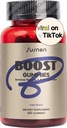 Boost Gummies, Serenoa Repens & Ashwagandha Extract, Saw Palmetto for Men, Wzmocnienie funkcji ciała, Redukcja stresu, Mężczyzna Vitality Supplement, Cola Flavor (60 Gummies)