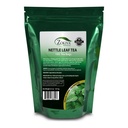 Zokiva Nutritionals - Nettle Leaf Tea Bags Mega Pack - 100 Premium Jakość Wygodne Organic Herbal Torby Herbal Herbal - Kawiarnia - wolne od kawy i Weganki - W Resealable Stand Up Zip Lock Pouch