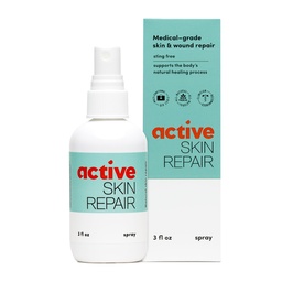 Aktywna naprawa skóry Pierwsza pomoc lecząca spray skóry - Naturalne & Non- Toxic z kwasem podchlorynowym dla mniejszych cięć, rany, Scrapes, wysypka, oparzenia słoneczne, & Więcej, 3 oz