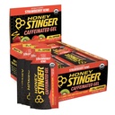 Honey Stinger Truskawka Kiwi Energy żel, Kofeina & Gluten Free z organicznym miodem, do ćwiczeń, Bieganie i wydajność, Sports Nutrition for Home & Gym, Pre and Mid Workout, 24 Pack