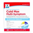 Dzień wyboru jakości i noc zimno Max Multi- Symptom, Cold & Flu Medicine, Reliever ból, Fever Reducer, Cough Suppressant, Nasal Decongestant, 24 Hour Relief Cool Taste Caplets