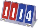 Tandem Sport 2 Digit Score Keeper - Ocena Flipper do siatkówki, Koszykówka, Baseball & Piłka nożna - Tabletop Easy Flip Scoreboard