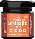 Pure Himalayan Shilajit Resin for Men & Women, 85 + Ślad minerałów, 75% + Kwas Fulvic dla Energy Boost & Immune Support, Himalayan Resin Ayurveda Product - 1.06 oz