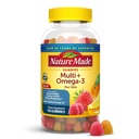 Nature Made Mens Gummies Multivitamin z Omega-3, Mens Gummy Multivitamin dla codziennej pomocy odżywczej, 150 Gummy witamin i minerałów, 75 Day Supply