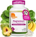 Zahler - Magnezu Suplement Kapsułki 200 mg (250 Count) Certyfikowany Kosher Bioaktywny Magnezu Cytrynian dla Max Wchłanianie - Natural Magnezu Mineral dla mężczyzn i kobiet - Najlepsze suplementy magnezu
