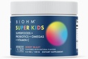 BiOHM Super dzieci Superfood Proszek Plus Probiotyki, (5.3 Oz, 30 Służenia) Pyszne Berry Blast, Przeciwutleniacze, Omega 3 & Witamina C, Non-GMO, Wolny od mleka, Brak sztucznych składników, Wegetarianin, Wiek 4 +