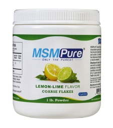 KALA ZDROWIE MMPURE Lemon Lime Aflavored Grube płatki proszkowe MSM - US- Made MSM dla wspólnego zdrowia, Wygląd skóry, i wsparcie włosów i paznokci - 1 lb, Siarka organiczna