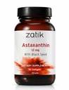 Zatik Naturals - Astaksantyna 12 mg z Organic Black Seed, Przeciwutleniacz, 90 Vegan Softgels