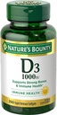 Nature 's Bounty Bounty D- 1000 IU Suplement diety szybkie uwolnienie płynne Softgels 350 ea (Opakowanie po 2)