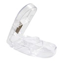 Apex Pill Splitter z podwójnym bewelowanym ostrzem tnącym Cutter for Small Pills Big Pills and Tablets Cut Pills in Half Easily, 1 Count