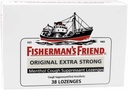 Fisherman 's Friend Original Extra Strong Menthol Cough Supressant Lozenges - 38 lozenges, Pack of 3