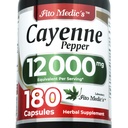 FITO MEDIC 's Lab Agregates 124; Cayenne Pepper Capsules Organic Agregates 124; Cayenne Pepper Extract Agregat 124; 600 mg 20: 1 na 3- Capsule Serving Agregat 124; 180 Capsules