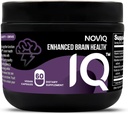 IQ - 11- in-1 Nootropowy suplement mózgu: Wspomaga Pamięć i Krążenie - Bioaktywny kompleks B- w / 5- MTHF, L- Theanine, L- Tyrozyna, Bakopa, Ginkgo, Huperzine - Wegan, Non-GMO, Kofeina Free - 60 Count