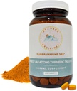 Turmerowy suplement do tabletek - z wysokiej kurkuminy Lakadong Turmeric wzmocniony Black- Pepper - Zdrowe serce, & Zdrowy system immunologiczny - 120 Wegańskie tabletki