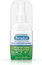 Benadryl Ekstra Siła Przeciw-Itch Chłodzenie Spray, Tematyczny antyalgezyczny i ochronny skóry dla ulgi z większości na zewnątrz Itches, Rozmiar podróży, 2 fl. oz (Opakowanie 3)