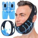 REVIX Mądrość Zęby Ice Pack Head owinięte 3D Szycie Jaw Ice Pack for Face Oral Surgery Pain Relief for TMJ, Wyciąganie zębów i usunięty, Dodatkowy Snug Fit z 4 Hot Cold Gel Packs wielokrotnego użytku, czarny