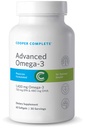 Cooper Complete - Advanced Omega 3 - Fish Oil Supplement, Concentrated EPA + DHA Omega-3 Fatty Acids 1400 mg - 60 Softgels per Bottle. Opakowanie zawierające 4