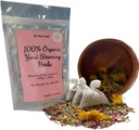 Opieka nad kobietami 124; 1 miesiąc dostaw 124; 100% Organic Herb Mieszanka 124; Pomaga w skurczach, Zmniejsza ciężkie przepływy i skróci miesięczny cykl