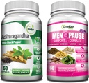 GreeNatr Total Wellness Support z Ashwagandha Kapsułki z Black Pepper do zwiększonej absorpcji - i Natural Menopauza Herbal Complex