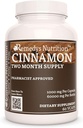 Żywienie Remedy 's Cinnamon Bark Cejlon 124; 1000 mg, 60 Kapsułek Wegańskich Ziołowych Suplement diety 124; Dwa miesiące dostaw