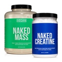 Naked Soyfree Protein Bundle: 8LB Vegan Mass Creatine